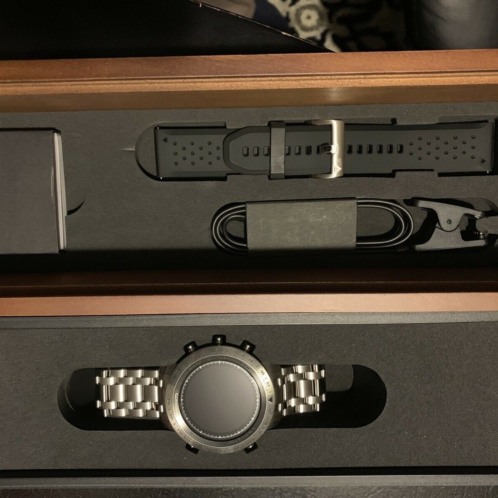 NEW Garmin Fēnix Chronos - Brushed Stainless Steel